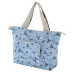 ショッピングウェッジウッド 12月26日 午前0時 販売開始【SALE ￥4400→￥2200】50％OFF！ ウェッジウッド　キャリーオントートバッグ エコバッグ　ストロベリー インクブルー　ブルー