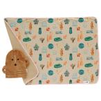 大人の図鑑　ケース付ブランケット　踊る埴