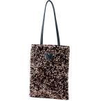 アナ スイ　エコバッグ　スパンコール　ブラウン