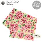 ショッピングキャスキッドソン キャス キッドソン　プリントハンカチ　ストライプ　桜柄　イエロー