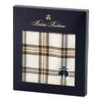  Brooks Brothers таблица марля земля * обратная сторона полотенце носовой платок ( бренд специальный подарочная коробка ввод ) signature tartan слоновая кость 