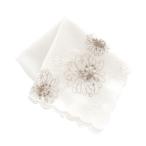 ショッピングハンカチ ポール&ジョー アクセソワ プリントハンカチ 9203 ホワイト | paul & joe プレゼント 女性 プチギフト 花柄 ハンカチーフ お礼