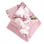 ウェッジウッド　大判　プリントハンカチ（58cm）マグノリア　0002　ピンク