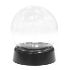 スノードーム　ネジ式黒台座プラ　L　スノードームキット ハンズ
