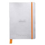 ロディア（RHODIA）　ゴールブック　A5　ドット　cf117741　シルバー ハンズ