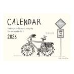 ショッピングイラスト 【2026年版・壁掛】　リュリュ　イラストカレンダー　CK-2601 ハンズ