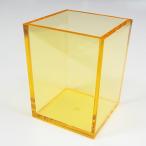  иметь . авторучка подставка прямоугольник прозрачный orange 70×70×90×4mm рукоятка z