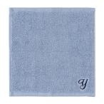 ハンズオリジナル　抗菌タオルハンカチ　Y　スモーキーブルー ハンズ