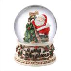 【お買い得】　【クリスマス】　スノードーム・M　サンタ・ツリー ハンズ