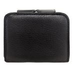 ショッピングがま口 オーラマ　がま口二つ折り財布　55487　ブラック ハンズ