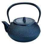 ショッピング南部鉄瓶 藍花　鉄瓶　7型　900mL　10024　新アラレ ハンズ