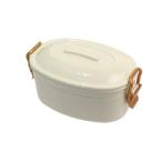 サブヒロモリ　ステイプル　抗菌タイトロックランチ2段　650mL　PCA4076−04　ベージュ ハンズ