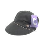 ショッピングキャス 【お買い得】　チャビーパックス（CHUBBY　PUCKS）　遮光・遮熱帽子　ワイドブリムキャス　2131304BK　ブラック　無地 ハンズ
