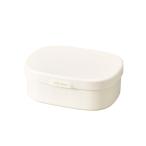 ハコヤ（HAKOYA）　さっと洗えるお弁当箱　M　30366　ホワイト　600mL ハンズ