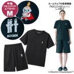 宝島社　リカバリープロラボ（Recoverypro　Lab.）　疲労回復ウェア　MOOMIN　上下セット（半袖シャツ・ショートパンツ）　M　ブラック　