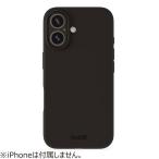 ショッピングシリコンケース 【iPhone16】　ホールディット（Holdit）　シリコンケース　ブラック ハンズ