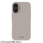 【iPhone16】　ホールディット（Holdit）　シリコンケース　トープ ハンズ