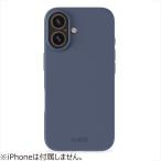 【iPhone16】　ホールディット（Holdit）　シリコンケース　パシフィックブルー ハンズ
