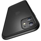 Humixx 耐衝撃 iPhone 11 ケース 米軍MIL規格取得 レンズ保護 マット加工 半透明 6.1インチ 黄ばみなし ワイヤレス充電対応 ア