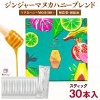 しょうが ジンジャーマヌカハニーブレンド スティック5g×30本 無添加 はちみつ 生姜はちみつ 生姜 ジンジャーハニー 生姜蜂蜜 生姜湯 ナトゥリー