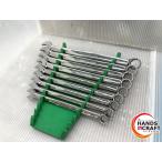 ◇【中古品】スナップオン コンビネーションレンチ 10〜18mm SOEXMI Snap-on ※マックツールのレンチラック付き