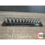 *[ б/у ] Snap-on Snap-On YFSMS8~19mm комплект головок с футляром (PAKTY231) электрическая розетка угол 3/8sq(9.5mm)