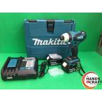 ☆【中古品】マキタ 18V 充電式 4モード インパクトドライバ TP141DRGX フルセット (BL1860B バッテリ2個 充電回数2回/2回 DC18RF 充電器）