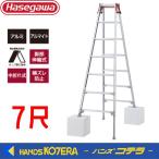 代引き不可 ハセガワ長谷川工業 Hasegawa RYZ型 はしご兼用伸縮式脚立 100kg 1.91〜2.22m RYZ-21d