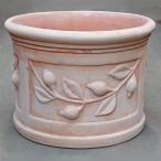 植木鉢 テラコッタ鉢 素焼き鉢 レモン柄 50 （約）直径50cm 高さ38cm 重さ27kg （4072731） 送料別見積 大型・割れ物