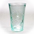 ガラスコップ  リサイクルガラス  300cc JUICE TIME 2084 6805299 送料別 ※送料は配送料金表をご確認下さい  (下記は1〜4個までの送料となります）