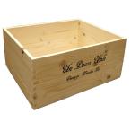 収納ボックス ウッドボックス / 積み重ねできるフリーボックス 大 ナチュラル 370×260×168mm 木箱 木製 ボックス 収納箱 8182760 送料別 通常配送(130k4)
