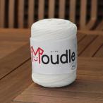 【廃番 倉庫】毛糸 ヤーン リサイクルヤーン / ムードル 編み糸 Tシャツヤーン MD-123 ホワイト 9273298 送料区分A 代引不可・返品不可 / MOUDLE 糸