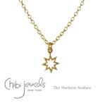 ★  chibi jewels チビジュエルズ 星 スター モチーフ ネックレス Tiny Starburst Necklace Gold