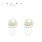 FULL OF GRACE フルオブグレイス パール スタッズピアス Medium Pearl Earrings Gold