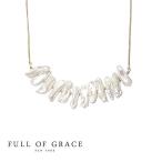 ★  FULL OF GRACE フルオブグレイス 真珠 パール ゴールド ネックレス Pearl  Gold Necklace Gold