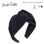 Jennifer Ouellette ジェニファー オーレット  極太 ターバン カチューシャ ヘアバンド Bengaline Turbanista HeadBand Black Beige