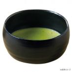 藍花 抹茶碗 黒 16159