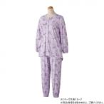 ケアファッション 大きめボタンのびのびストレッチパジャマ (婦人) パープル LL 80034213