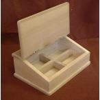 木彫り材料・小物入れ箱型　小型（上）
