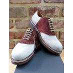 g Lad рука туфли с цветными союзками GLADHAND X REGAL SADDLE SUEDE-SHOES GRAY x BROWN