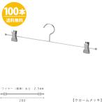 ハンガー インナー 下着 ランジェリー クローム 100本 IN-508F-28-BC 横幅28cm プロ仕様 日本製 収納 クローゼット 押入れ 雑貨 おしゃれ かわいい 送料無料