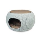 ペットベッド プラスチック ベッド Curver Pet Life Style カーバーペットライフ コージーベッドホーム ライトブルー