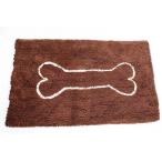 ペットベッドアメリカSoggy Doggy Doormat ソギードギードアマットLサイズ Dark chocolate/oatmeal bone