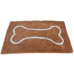 犬用 ペットベッド Soggy Doggy Doormat ソギードギードアマットSサイズ Caramel-brown/oatmeal bone
