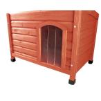  kennel Germany TRIXIE dog house nachula dog ticket flannel saddle roof Brown M exclusive use vinyl door kennel outdoors protection against cold 