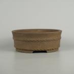 [ б/у ] бонсай горшок Tokoname правильный гора маленький размер длинная сторона примерно 18cm круг горшок . obi грязь предмет на данный момент товар б/у горшок 