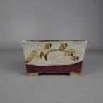 [ б/у ] бонсай горшок .. есть маленький размер длинная сторона примерно 14.6cm длина person горшок . входить глазурь на данный момент товар б/у горшок 