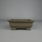 [ б/у ] бонсай горшок Tokoname .. маленький размер длинная сторона примерно 11.7cm длина person горшок . входить . пара внизу obi грязь предмет на данный момент товар б/у горшок 