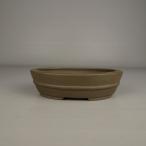 [ б/у ] бонсай горшок Tokoname .. маленький размер длинная сторона примерно 12.4cm эллипс горшок средний obi грязь предмет на данный момент товар б/у горшок 