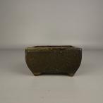 [ б/у ] бонсай горшок .. маленькая миска длинная сторона примерно 9.7cm длина person горшок глазурь на данный момент товар б/у горшок 